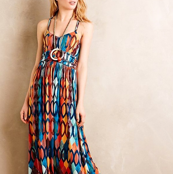 Anthropologie Dresses & Skirts - Maeve | Anthropologie Noetzie Geo Print Maxi Dress